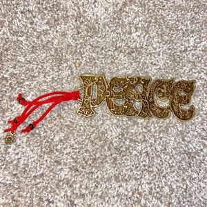 Lucky Brand Peace Metal Bookmark